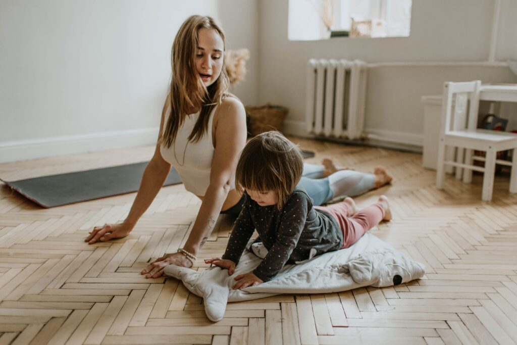 how busy moms exercise