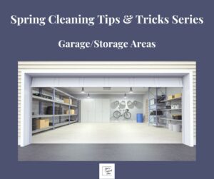 spring cleaning garage or storage area